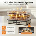 thumbnail image 2 of Chefnificent Food Dehydrator DryPro 400 Machine with 5 Adjustable Trays, Rapid 4 Hour Drying, BPA Free Fruit Dryer for Jerky, Herbs, Mushrooms, Freez, 2 of 8