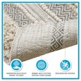 thumbnail image 3 of INK+IVY Asher Cotton and Polyester Handwoven Bath Rug in Natural, 3 of 11