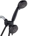 thumbnail image 1 of AquaDance Oil Rubbed Bronze High Pressure 3-Way 48-Setting Rain/Handheld Shower Head Combo – Angle Adjustable, Anti-Clog Jets, Tool-Free Installation-, 1 of 5