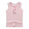 thumbnail image 1 of MIASHUI Débardeurs Graphiques Sans Manches pour Tout-Petites Filles, Camisoles pour Enfants Filles, Rose, 8-9 Ans, 1 of 3