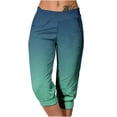 thumbnail image 1 of Yuyuzo Womens Capri Pants High Waisted Drawstring Sweatpants Running Gym Cropped Trousers with Pockets, 1 of 6