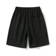thumbnail image 4 of Shorts Homme à Cordon Décontracté Patchwork Sports Été Vacances Surf Plage Course Shorts Noir TG, 4 of 4