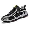 thumbnail image 3 of Bmisegm Espadrilles pour Hommes Espadrilles de Randonnée Chaussures de Marche Légères pour l'Extérieur Chaussures de Course Non Étanches pour un Randonnée Confortable Chaussures pour Hommes Espadrilles Noires 11.5, 3 of 9