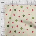 thumbnail image 1 of oneOone Tissu Polyester Lycra Pastèque Tissu Imprimé de Fruits par la Cour 56 Pouces de Large, 1 of 4