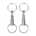 thumbnail image 2 of Double Clé Fendue, 2PCS Double Porte-Clés à Libération Rapide Portable Léger Classique Durable pour Sac à Dos, 2 of 8