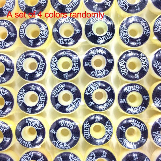 8 Pcs Roues de Planche à Roulettes 54mm Dureté PU Planche à Roulettes 85A Roues de Longboard pour Rue Roue de Pont de Skate