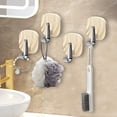 thumbnail image 5 of Fesfesfes Plastic Mounting Hooks Damage Free Removal Strong Backpack Clothes Kitchen Organizer Easy Installation Household, 5 of 5