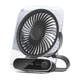 thumbnail image 3 of Sentmoon Portable Fan Portable Fan for Travel Wall Mounted Or Standing Portable Fan USB Rechargeable Fan Multi-Gear Speeds Suitable for Travel Home Office and Bedroom Use, 3 of 9