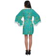 thumbnail image 4 of Moomaya Peignoir en Coton pour Femmes Robe de Chambre Imprimée Courte Peignoir de Douche Nuptiale, 4 of 6