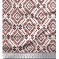 thumbnail image 1 of Soimoi Rayon Fabric Ethnic Ikat Print Fabric by Yard 56 Inch Wide, 1 of 3