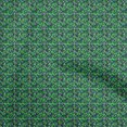 thumbnail image 1 of oneOone Velvet Forest Green Fabric Abstract Craft Projects Decor Fabric Printed By The Yard 58 Inch Wide, 1 of 4