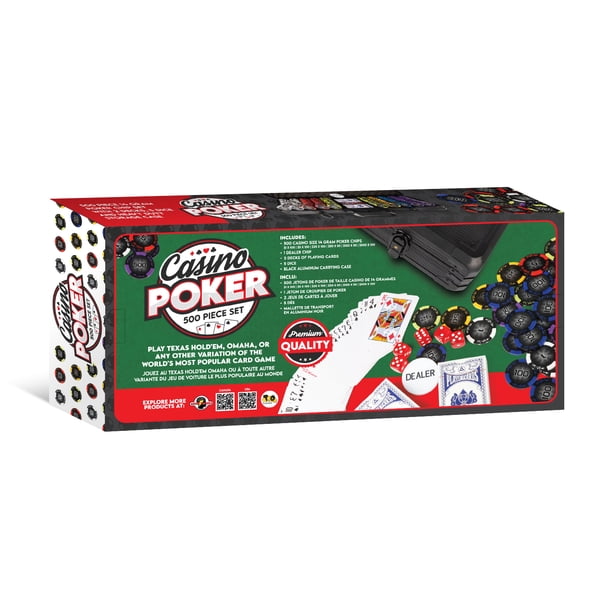 Tradeopia Casino Style Poker Chips Set with Aluminium Storage Case