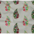 thumbnail image 4 of oneOone Coton Bio Popeline Sergé Feuilles & Motifs Floraux Imprimés BTY 42 Pouces de Large, 4 of 4
