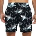 thumbnail image 4 of Kakii Men's Swim Trunks Hawaiian Bathing Mesh Lining Suit Swimsuits Beach Shorts with Pockets, 4 of 6