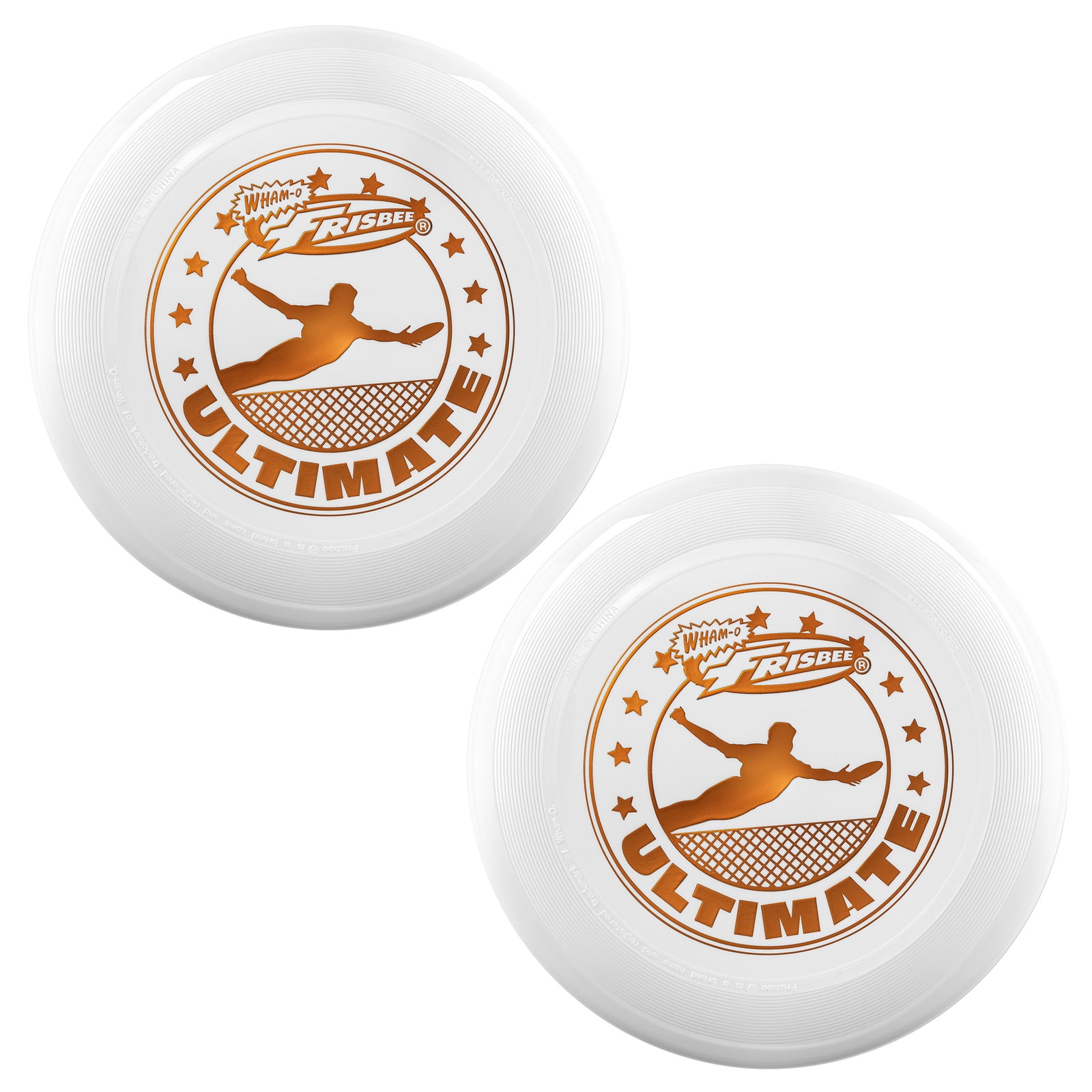 Wham-O Frisbee Official Ultimate 175g Flying Disc, 10.75 Inch, Professional Training, for Competition and Outdoor Fun -2 Pack