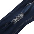 thumbnail image 4 of Men?s Stretch Skinny Ripped Jeans, Super Comfy Distressed Denim Pants with Destroyed Holes, 4 of 5