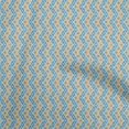 thumbnail image 1 of oneOone Viscose Chiffon Blue Fabric Asian Kilim Sewing Material Print Fabric By The Yard 42 Inch Wide, 1 of 5