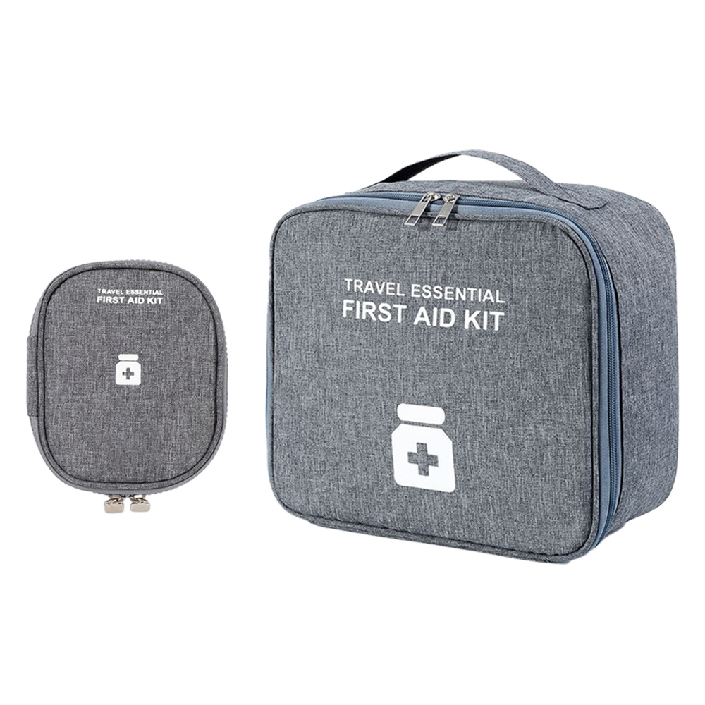 Empty First Aid Bags, Travel Medicine Bag, Medical Supplies Organizer Bag, Portable Kit for Traveling, Car, Home