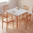thumbnail image 1 of Fiudx Nappe Carrée Extensible / Housse de Table en Polyester Élastique / Nappe Carrée Blanche 86x86cm/33.86x33.86 Po / Anti-Poussière et Résistante aux Taches / Ajustement Facile Protection de Table / 1 Pce, 1 of 6