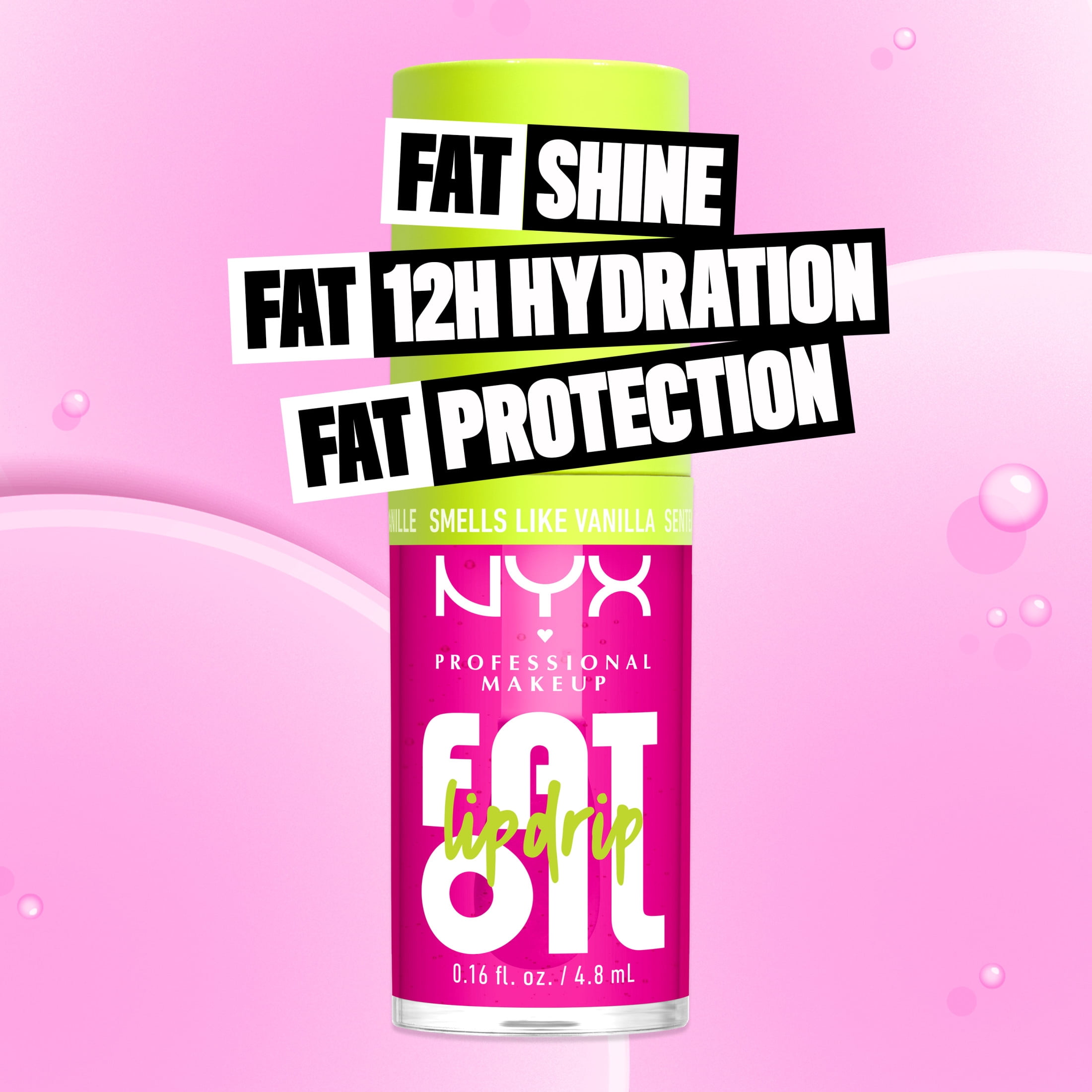 NYX Professional Makeup Fat Oil Lip Drip, Brillant à Lèvres Non Collant 12H