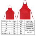 thumbnail image 2 of TOPTIE Cotton Canvas Kid & Parent Cooking Aprons and Chef Hat Set, 2 of 7