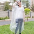 thumbnail image 2 of 20 Pcs Ponchos de Pluie Imperméables Jetables pour Adultes, Imperméable Transparent pour Randonnée et Camping, Ponchos de Pluie Jetables pour Adultes, 2 of 6