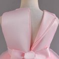 thumbnail image 4 of Penkiiy Robe Sans Manches Brodée en Maille pour Filles, Robe de Princesse pour Occasions Spéciales, 6-7 Ans, Rose en Solde, 4 of 9