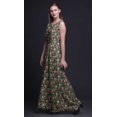 thumbnail image 3 of Bimba Robe de Soirée Sans Manches à Imprimé Floral pour Femme à Col Rond - Medium, 3 of 5