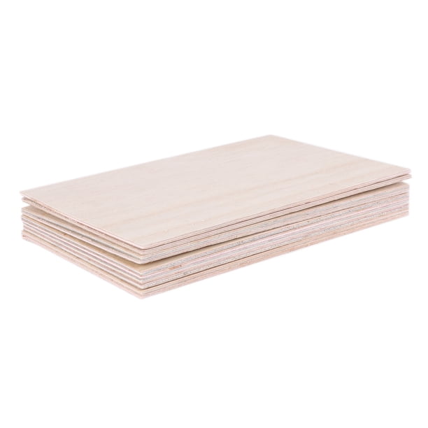 Lot De 20 Planchettes Bois Balsa 100x100x1 Mm – Pour Maquettes, Avions, Bateaux, Loisirs Créatifs, Surface Lisse Et Facile à Peindre