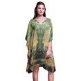 thumbnail image 1 of Phagun Caftan pour Femmes Tenue d'Intérieur de Vacances Robe Midi Couvre-Maillot de Plage-TG-3X, 1 of 6
