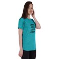 thumbnail image 1 of Inkmeso Haut Citation pour Femmes « Je Ne Suis Plus avec le Stupide » T-Shirt à Imprimé Graphique, 1 of 7
