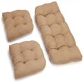 thumbnail image 1 of U-Shaped Microsuede Tufted Settee Cushion Set (Set of 3) - Java, 1 of 3
