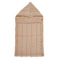 thumbnail image 1 of HLONK Born Unisex Cotton Knit Wrap Swaddle Baby Sleepsacks  Gray, 1 of 6