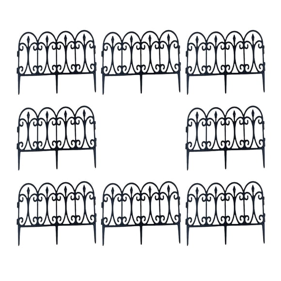 Gardening Fence Decorative Flower Edging Panels for Outdoors Yard Vegetable 8pcs