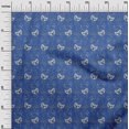 thumbnail image 2 of oneOone Coton Bio Popeline Sergé Feuilles & Imprimé Floral Bloc 1 Yard 42 Inch Wide, 2 of 4