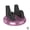 pink, variant on Car Dashboard Anti-Slip Rubber Mat Mount Stand, 360° Rotating Phone & Pad Holder for Mobile GPS, HUD Type View, Universal Black