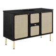 thumbnail image 4 of Modway Chaucer 48" Single Sink Bathroom Vanity in Black Black, 4 of 10