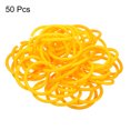 thumbnail image 3 of Unique Bargains 2' OD 1.6' ID Loose Leaf Rings Binder Ring Plastic O Rings for Book Scrapbook, Yellow 50 Pack, 3 of 6