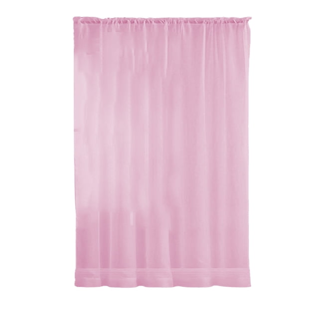 JMYHOAM Home Décoration Rideaux de Couleur Unie Rideaux en Gaze Rideaux Semi-Ombrés Rideaux Rideaux en Polyester Rideaux Décoratifs Rideaux à Passer sur la Tringle Modèles de Rideaux
