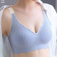 thumbnail image 3 of Bocqde Plus Size Bralette for Woman Comfortable Full Coverage Bras Lace Thin Breathable Bra Without Steel Rim, 3 of 5