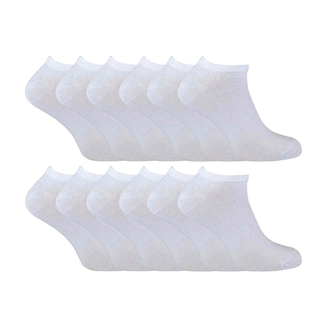 Sock Snob - 12 Pair Multipack Mens Quarter Trainer Socks