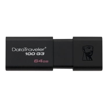 Kingston DataTraveler 100 G3 - USB flash drive - 64 GB - USB 3.0 - black