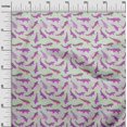thumbnail image 3 of oneOone Rayon Fuschia Pink Fabric Asian Japanese Koi Fish With Wave Sewing Craft Projects Fabric Prints By Yard 56 Inch Wide, 3 of 4