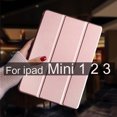thumbnail image 1 of For ipad mini 5 4 3 2 1 Case Leather Stand Smart Tablet Cover Skin For iPad Mini 4 Case Mini 2 3 1 Mini 5 2019 Protective Shell Mini 123 Rose gold, 1 of 6