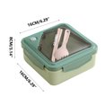 thumbnail image 3 of Canada Day Kcavykas Back to School Season,Plastic Lunch Box Microwave Heated And Separated Bento Box with Tableware Student office Worker Portable Lunch Box, 3 of 3