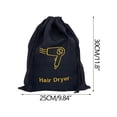 thumbnail image 2 of EGNMCR Closet Organizers and Storage, Organization and Storage Environmental Jute Like Dustproofing Drawstring Bag For Hair Dryer Portable Long-lasting And Multi-Functional Storage Hairdryer Holdall, 2 of 2