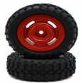 thumbnail image 1 of ZheElen Plastic Wear-resistant Wheel Rims Tyre For 1/24 SCX24 RC Car Part RC Car Accessories Replacement Parts RC Upgrade Part Red, 1 of 6