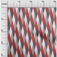 thumbnail image 1 of oneOone Tissu Polyester Lycra Rouge Bonbon Motif Argyle Matériel de Robe Tissu Imprimé Tissu au Mètre 56 Pouces de Large, 1 of 4