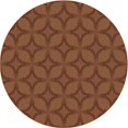 thumbnail image 1 of Ahgly Tapis d'Intérieur Lavable en Machine Carré Rouge Safran, 3 Pieds Carré, 1 of 7