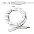 thumbnail image 2 of DC Extension Cable,12V Extension Cable, DC Connector 5.5 mm x 2.1 mm White, 2 of 4